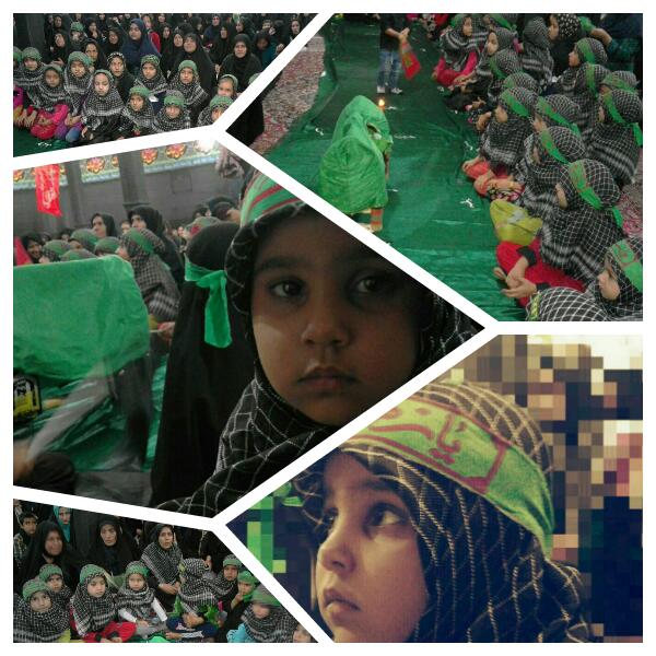 مراسم شهادت حضرت رقیه در شهرستان باشت + تصویر