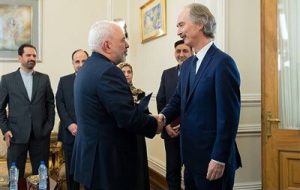 تأکید ظریف بر لغو تحریمهای ظالمانه علیه دولت و مردم سوریه تأکید ظریف بر لغو تحریمهای ظالمانه علیه دولت و مردم سوریه