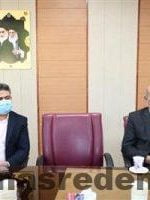 سرپرست منابع آب شهرستان گچساران با مدیر عامل نفت و گاز دیدار کرد