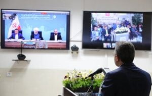 بهره برداری رسمی طرح های ملی وزارت نیرو توسط رییس جمهوری