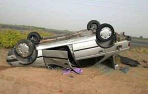 واژگونی خودرو در جاده یاسوج – شیراز ۲ کشته برجا گذاشت 