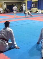 تمرین بانشاط ملی‌پوشان کاراته در اردوی تیم ملی/ اجرای تمرینات تکنیکی و شگرد بازیکنان