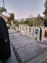 حضور تولیت آستان قدس رضوی در گلستان شهدای اصفهان
