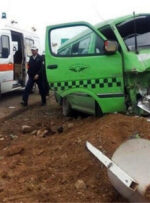 واژگونی خودروی حامل زائران اربعین در تاکستان ۹ مصدوم به جا گذاشت