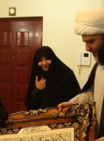 تجلیل رئیس سازمان تبلیغات اسلامی از مادر مداح شهید غلامعلی رجبی