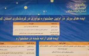 اولین جشنواره نوآوری در گردشگری کرمانشاه برگزار شد