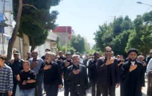 مراسم عزاداری ۲۸ صفر در شهر سی‌سخت برگزار شد+ تصاویر