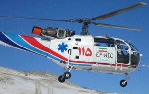 انتقال 2 کوهنورد نجات یافته با بالگرد اورژانس