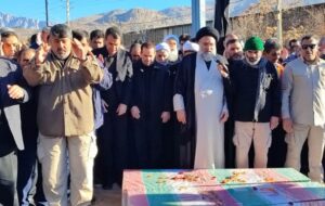 تشییع و تدفین شهدای گمنام دوران دفاع مقدس در مرکز کهگیلویه و بویراحمد+ تصاویر