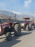 شور 12 بهمن در قلعه‌رئیسی از رژه خودروها تا حضور کشاورزان با تراکتورها+فیلم و تصویر