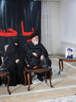 حضور مقام معظم رهبری در منزل رئیس‌جمهور شهید حجت‌الاسلام والمسلمین رئیسی