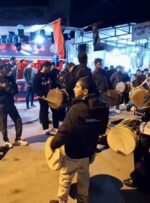 سنج و دمام گچسارانی‌ها در شام غریبان فاطمی