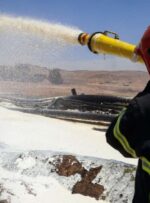 مهار آتش‌سوزی خط لوله نفتی در گچساران
