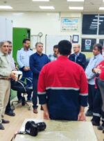 دیدار مدیرعامل نفت و گاز گچساران با کارکنان تاسیسات نفت و گاز نرگسی+تصاویر