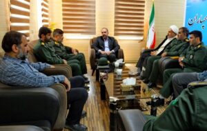 دیدار فرمانده سپاه گچساران با فرماندار / تأکید بر تعامل، اشتغال‌زایی و رفع محرومیت