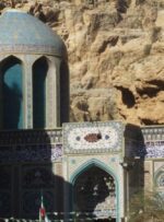 حال و هوای بارانی حرم مطهر بی‌بی حکیمه(س) در گچساران