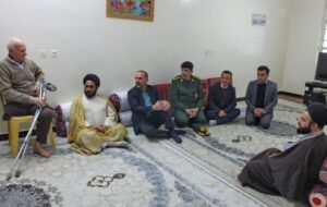 دیدار مسئولان گچساران با جانبازان+ تصاویر