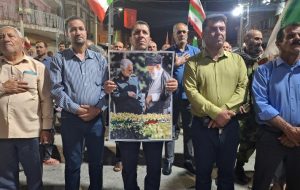 طنین «الله اکبر» در قرار شبانه گچساران+ تصاویر